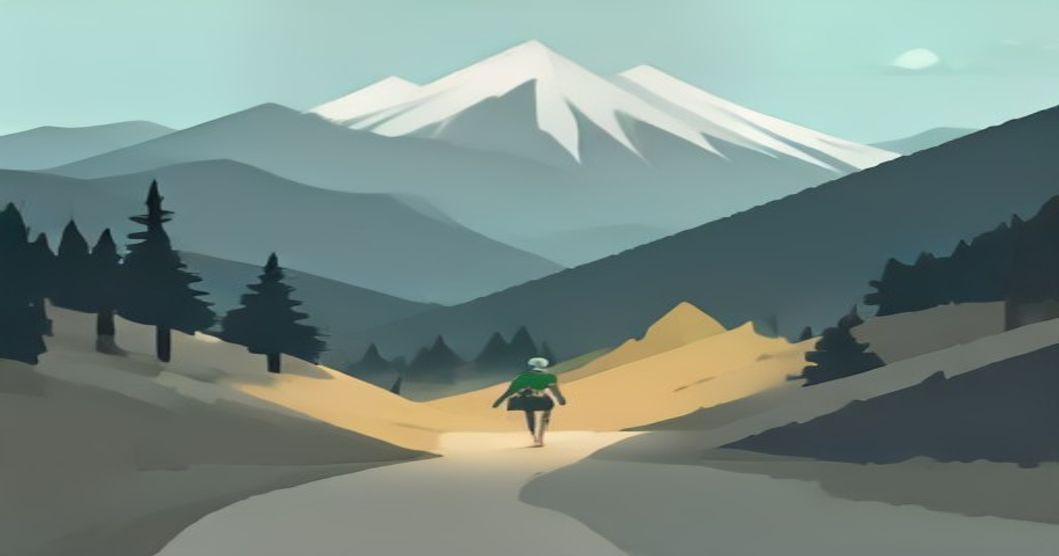 Illustration for A Simple Guide to Sober Hiking with Quitemate