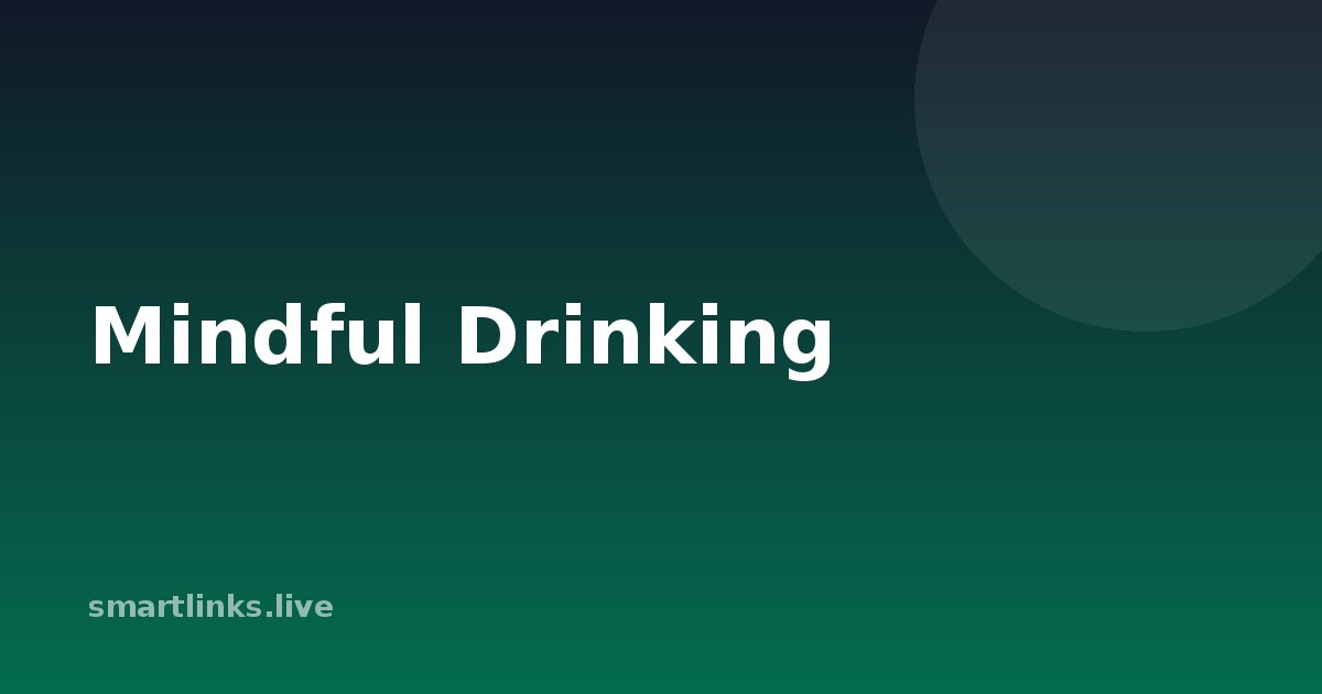 Illustration for Mindful Drinking